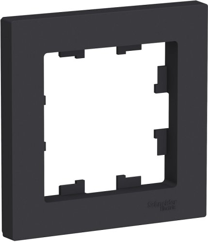 Рамка универсальная Systeme Electric AtlasDesign 1-м. карбон картинка